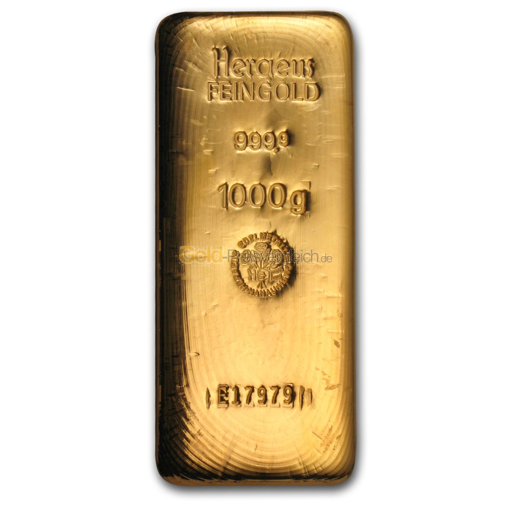 20 kg Goldbarren Preisvergleich Was kostet 20 Kilo Gold
