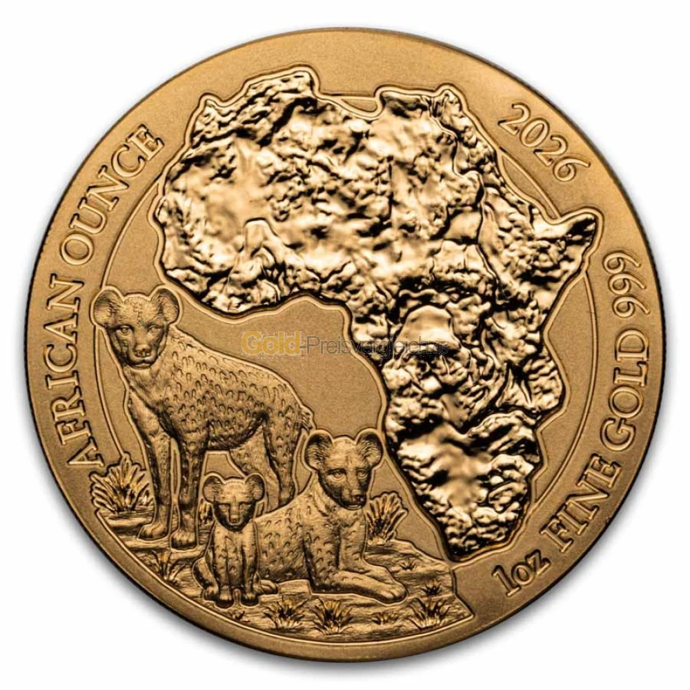 Ruanda African Ounce Goldmünzen kaufen - Preisvergleich