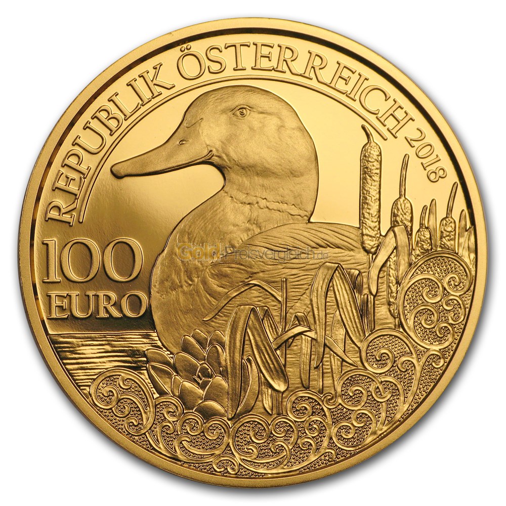 Wildtiere Österreich Gold Preisvergleich: Goldmünzen günstig kaufen