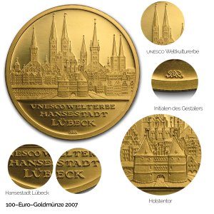 2007 UNESCO Welterbe – Lübeck - Revers