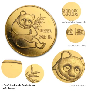 China Panda Gold 1982