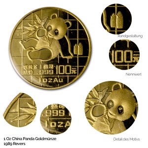 China Panda Gold 1989