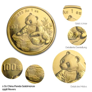 China Panda Gold 1998