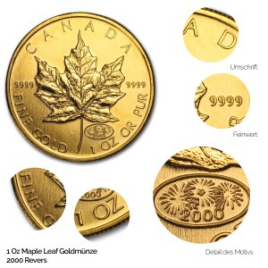 Maple Leaf Gold Revers 2000