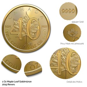 Maple Leaf Gold Revers 2019