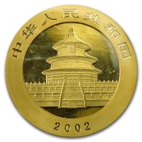 China Panda Gold Avers 2002