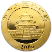 China Panda Gold Avers 2006