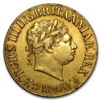 Gold Sovereign von 1817-1820 - Georg III - Avers