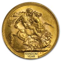 Gold Sovereign von 1911-1925 - Georg V - Revers