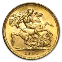 Gold Sovereign von 1925-1932 - Georg V - Revers