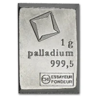 1 Gramm Palladiumbarren kaufen