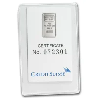 1 Gramm Platinbarren kaufen