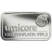 100 Gramm Platinbarren kaufen