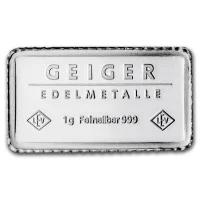 1 Gramm Silberbarren kaufen - Preisvergleich