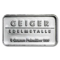 5 Gramm Silberbarren kaufen - Preisvergleich
