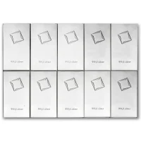 Silbertafel 10 x 10 g Silber Tafelbarren kaufen