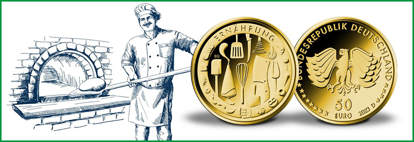 50 Euro Goldmünze Ernährung © Münze Deutschland
