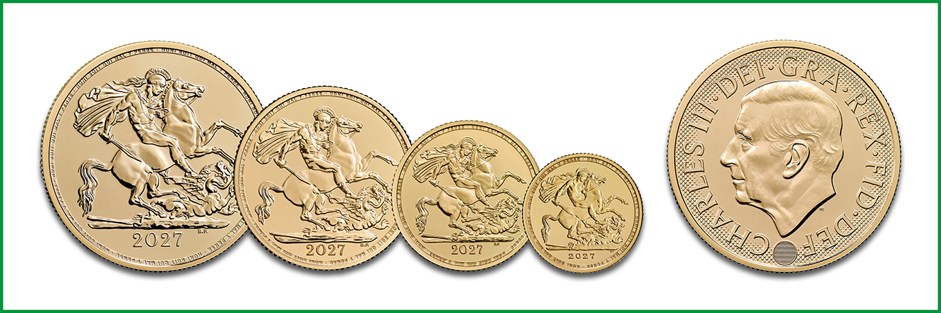 Double Sovereign, Full Sovereign, Half Sovereign, Quarter Sovereign