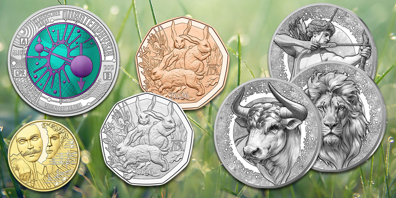 Münze Österreich präsentiert Neuheiten für 2026