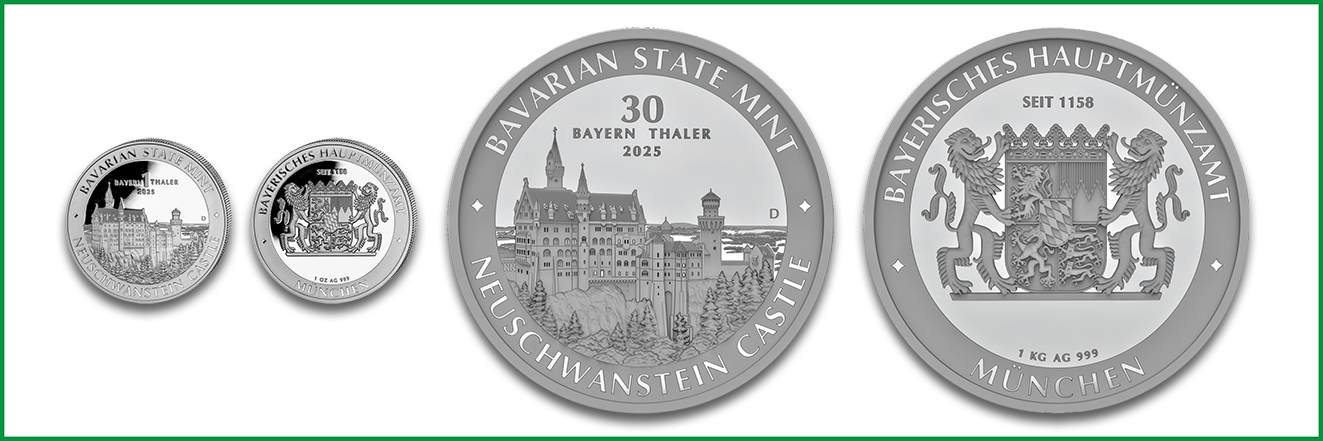 © Münzmotive: Bayerisches Hauptmünzamt, München