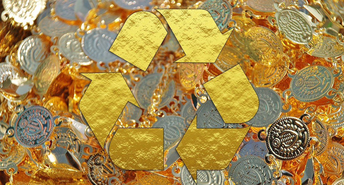Goldrecycling zur Sicherung des weltweiten Bestands