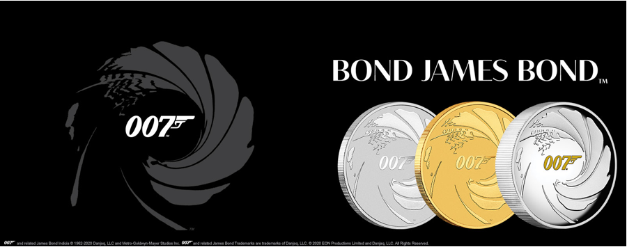 Neue James Bond Münzserie für Anleger und Sammler