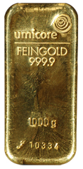 Goldbarren 1Kg Goldbarren