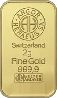 Goldbarren 2g Goldbarren